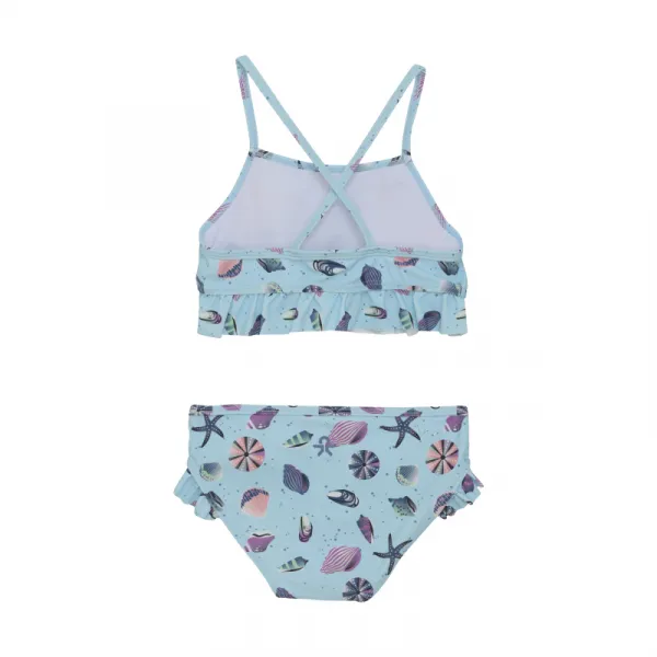 Dievčenské plavky COLOR KIDS Bikini W. Frills, AOP-7148-Summer Song