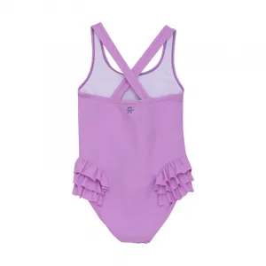 Dievčenské plavky COLOR KIDS Swimsuit W. Application 6820-Iris Orchid