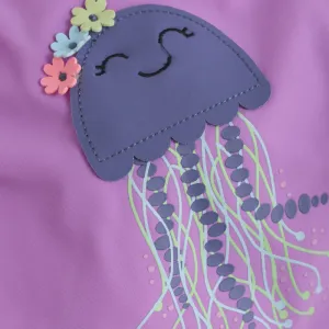 Dievčenské plavky COLOR KIDS Swimsuit W. Application 6820-Iris Orchid