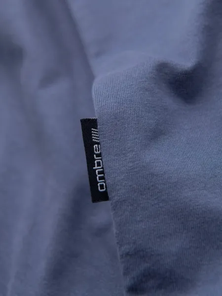 Klasické pánske tričko s krátkym rukávom denim