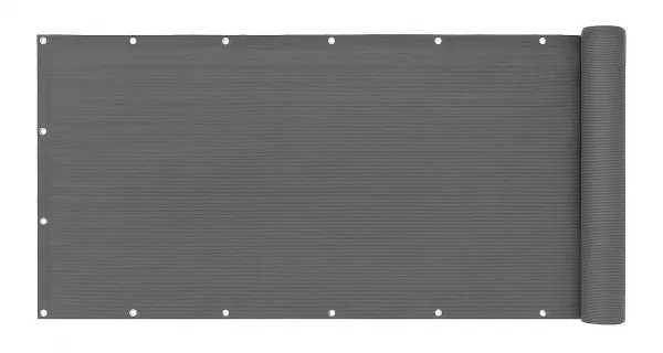 MultiGarden Balkonová zástěna Shadex 100x700 cm šedá
