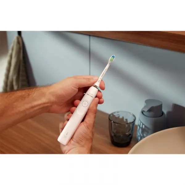 PHILIPS Sonicare 5300 HX7108/02 elektrická sonická kefka biela 1 ks