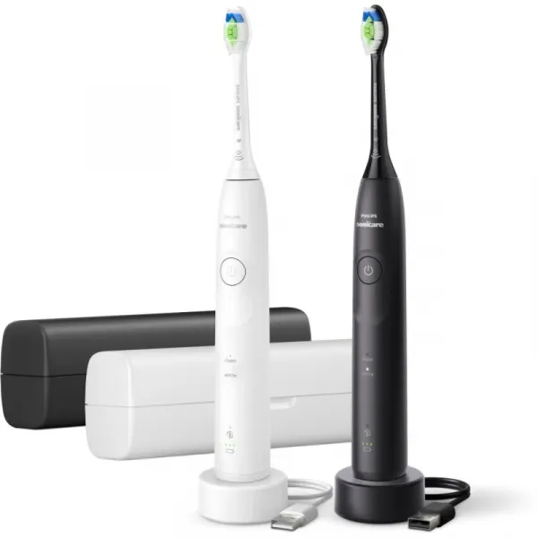 Philips Sonicare 5500 HX7119/01 sonická elektrická zubná kefka, 2 telá Black&White 1 ks
