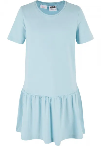Valance Tee Dress for Girls - Blue