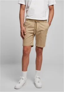 Stretch Twill Joggshorts unionbeige