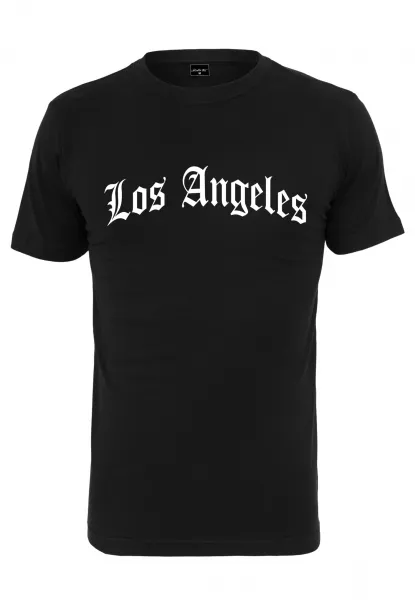 Black T-shirt with Los Angeles inscription