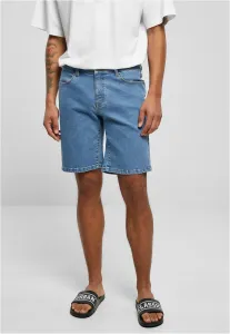 Denim shorts relaxed fit light blue washed