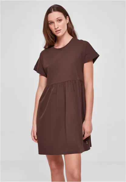 Women's Organic T-Shirt Empire Valance T-shirt Brown