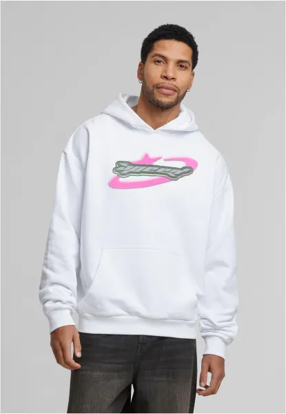 Speed Logo Hoodie White
