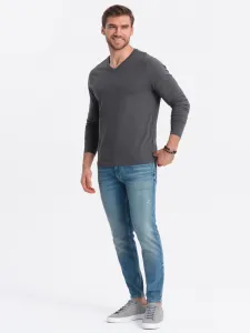 Ombre Men's V-NECK longsleeve set - mix 2