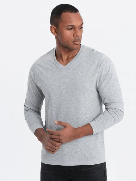 Ombre Men's V-NECK longsleeve set - mix 2