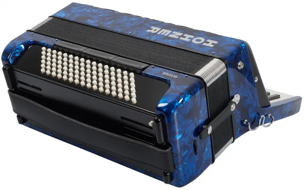 Hohner Bravo III 96 dark blue Silent Key