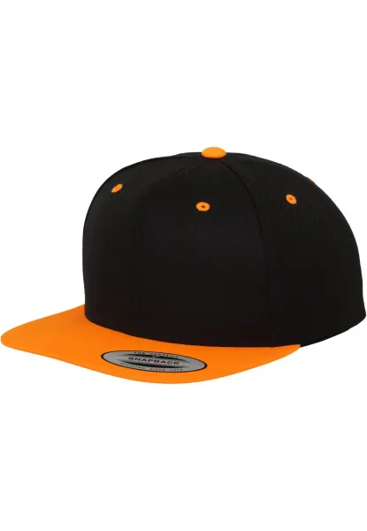 Classic Snapback 2-Tone blk/neonorange