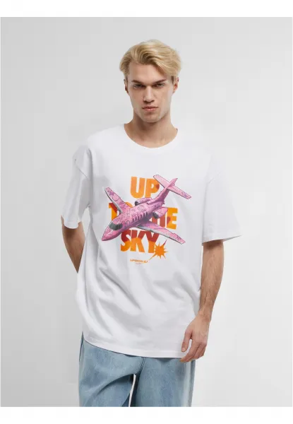 Up to the Sky Oversize Tee white