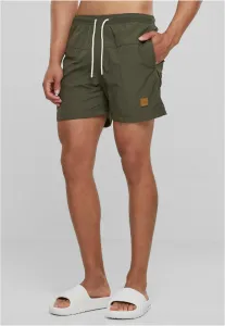 Men's Swimsuit Block Olive