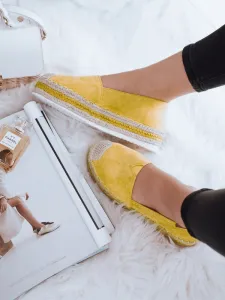 Dámske espadrilky LANSI žlutá Dstreet