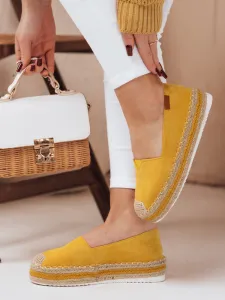 Dámske espadrilky LANSI žlutá Dstreet