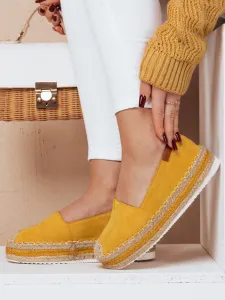 Dámske espadrilky LANSI žlutá Dstreet