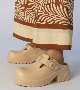 D/CEO Yellow flat-soled sandals Kates