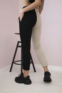 Kesi Dámske tepláky s nápisom QUEEN čierny