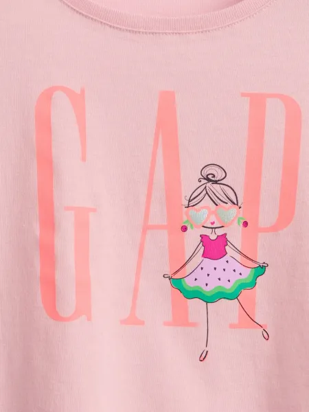 GAP Baby T-shirt with logo - Girls