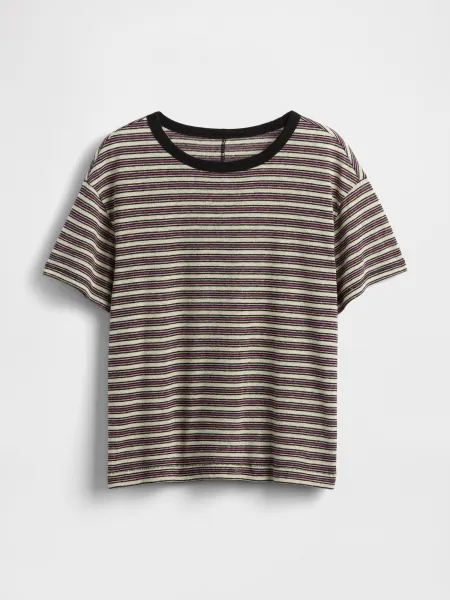 GAP Linen crop t-shirt - Women's