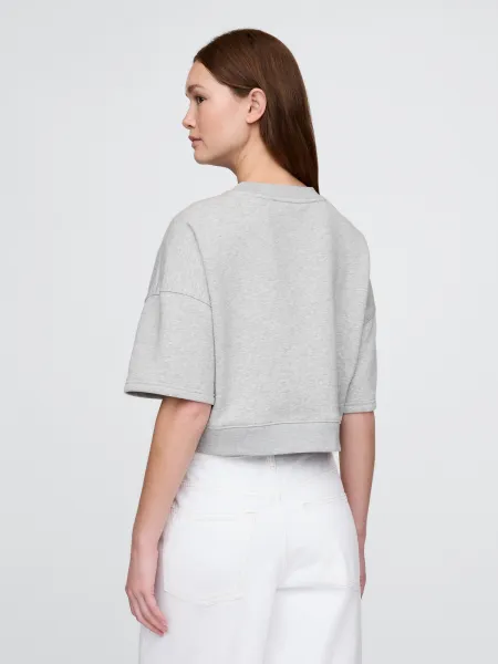 GAP Oversize crop sweatshirt VintageSoft Americana - Women's