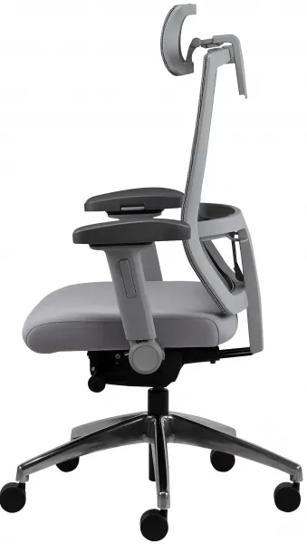 MERCURY Ergonomická kancelárska stolička WINDY sivá, vysoké postavy