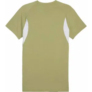 Puma TEAMEVOSTRIPE TEE Pánske tričko, khaki, veľkosť