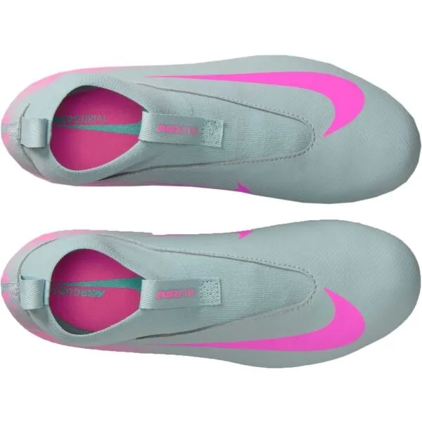 Nike JR ZOOM SUPERFLY 10 ACAD FG/MG Detské kopačky, sivá, veľkosť 32