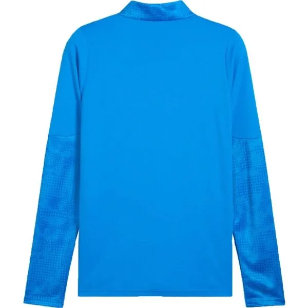 Puma TEAMCUP TRAINING 1/4 ZIP TOP Pánska športová mikina, modrá, veľkosť