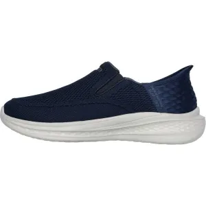 Pánska rekreačná obuv SKECHERS Slade Deacon Slip-Ins M navy white