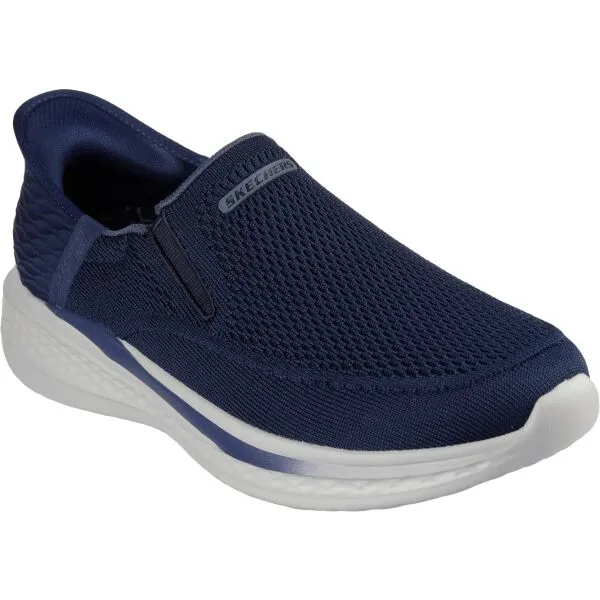 Pánska rekreačná obuv SKECHERS Slade Deacon Slip-Ins M navy white