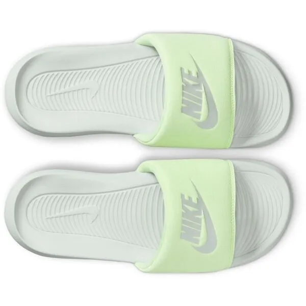 Nike VICTORI ONE Dámske šľapky, svetlo zelená, veľkosť 39