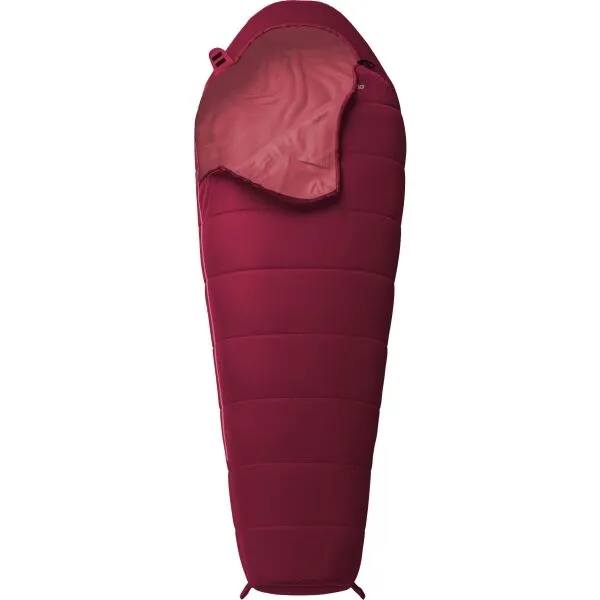 Crossroad GRANADA 200 Spací vak, vínová, veľkosť 200 cm - pravý zips
