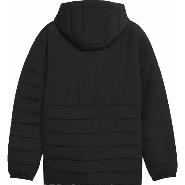 Puma TEAMADDITIONS HOODED PADDED JACKET Pánska bunda, čierna, veľkosť