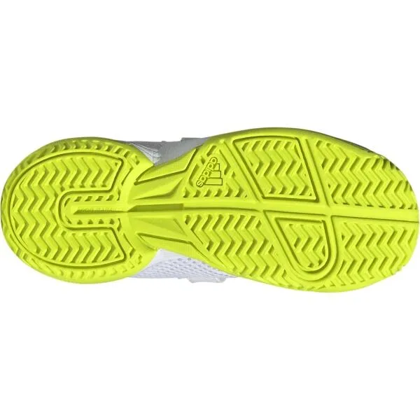 adidas COURTFLASH K COMFORT CLOSURE Detská tenisová obuv, biela, veľkosť