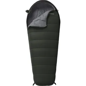Crossroad MANAM XL Spací vak, tmavo zelená, veľkosť 210 cm - ľavy zips
