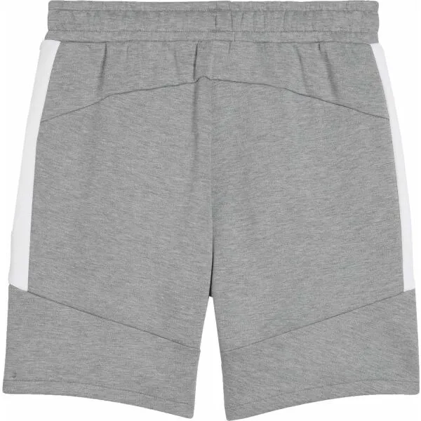 Puma TEAMEVOSTRIPE SHORTS Pánske šortky, sivá, veľkosť