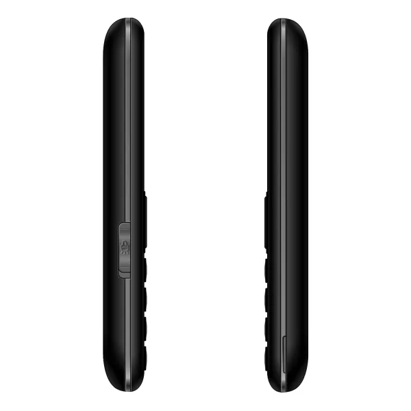 EVOLVEO EasyPhone XS, mobilný telefón pre seniorov, čierny