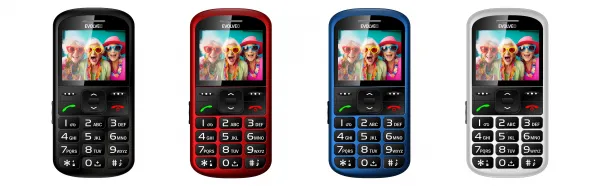 EVOLVEO EasyPhone XS, mobilný telefón pre seniorov, modrý