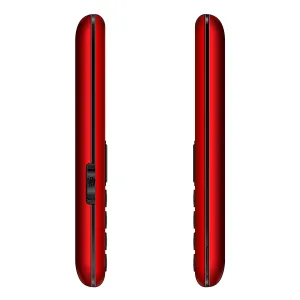 EVOLVEO EasyPhone XS, mobilný telefón pre seniorov, červený