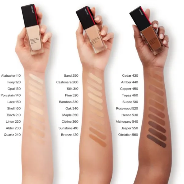 Shiseido Synchro Skin Radiant Lifting Foundation Advanced rozjasňujúci liftingový make-up SPF 30 odtieň 410 Sunstone 30 ml
