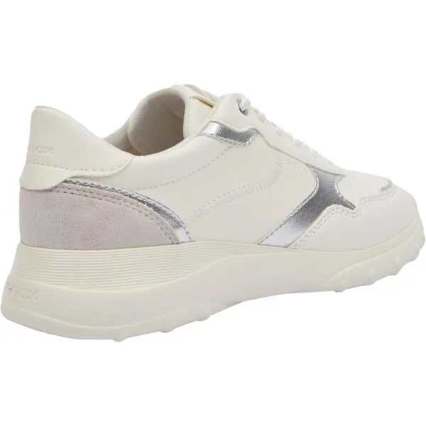 White women's sneakers Geox Alleniee - Women's
