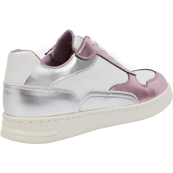 Silver women's sneakers Geox Jaysen - Women's