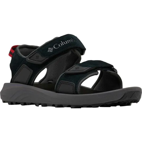Columbia TRAILSTORM HIKER 2 STRAP Dámske kožené sandále, čierna, veľkosť 40
