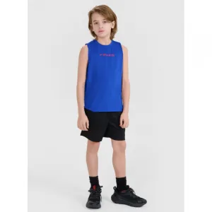 Chlapčenské tréningové kraťasy 4F JUNIOR SHORTS FNK M0859-20S-DEEP BLACK
