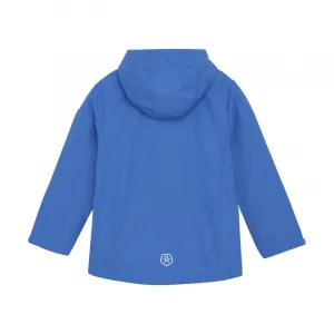 Chlapčenská turistická softshellová bunda COLOR KIDS Boys Softshell - Light weight-7556-Campanula