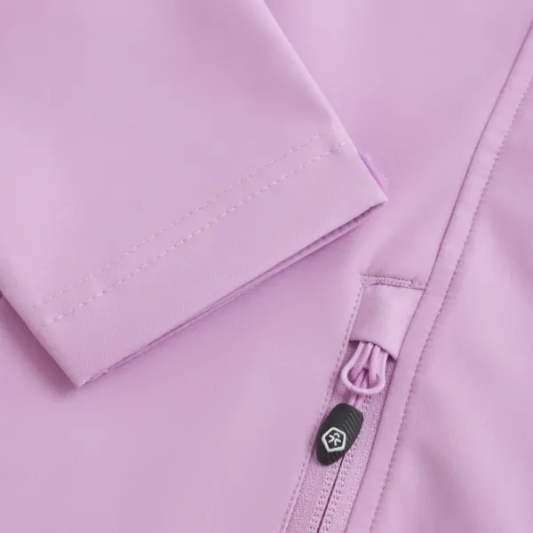 Dievčenská turistická softshellová bunda COLOR KIDS Girls Softshell - Light weight-6285-Orchid