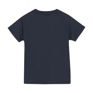 Chlapčenské tričko s krátkym rukávom COLOR KIDS Boys T-shirt W. Print - S S-7850-Total Eclipse